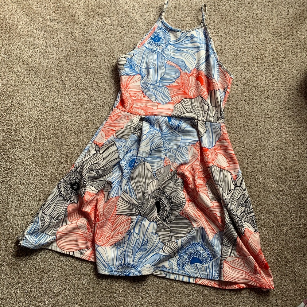 Flower Tank Top Dress